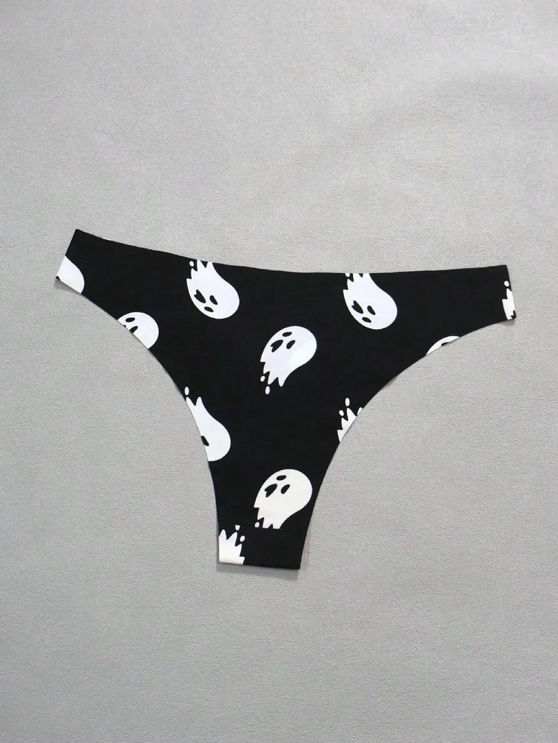 Conjunto com 15 Calcinhas Femininas Sem Costura em Poliéster, Estilo Sexy com Estampa Floral, Respirável e Confortável — foto 5