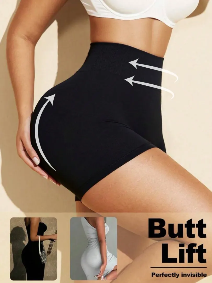 Calcinha Feminina Sem Costura de Cintura Média com Efeito Modelador e Levantamento — foto 5