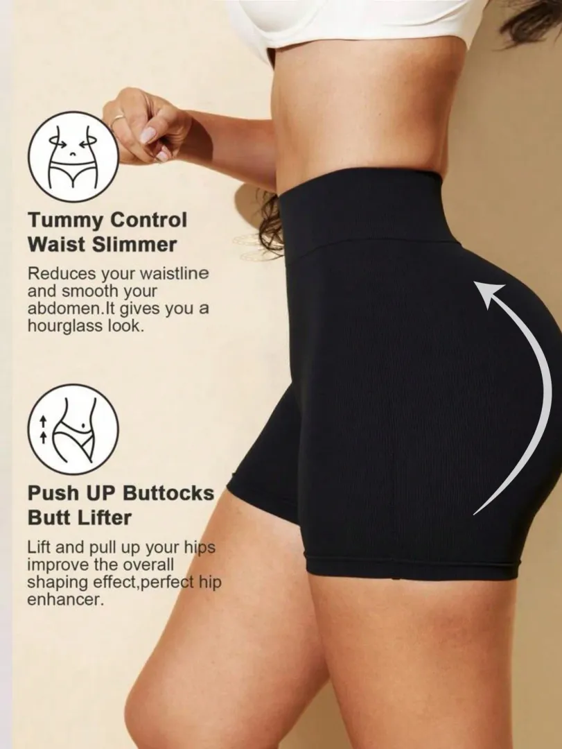 Calcinha Feminina Sem Costura de Cintura Média com Efeito Modelador e Levantamento — foto 4