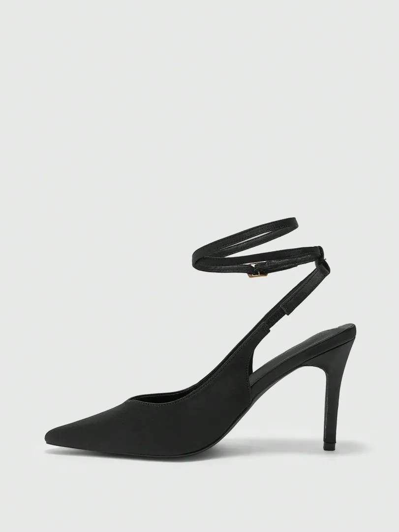 Sapatos Femininos de Salto Alto com Bico Fino e Detalhe de Fivela, Estilo Moderno e Versátil para o Uso Diário — foto 6