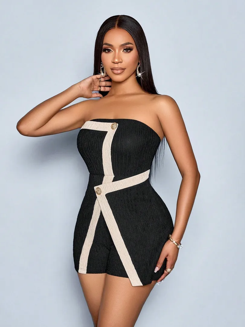 Macacão Feminino de Verão Estilo Casual e Versátil, Ideal para Festivais, Praia, Férias, Escritório e Eventos — foto 3