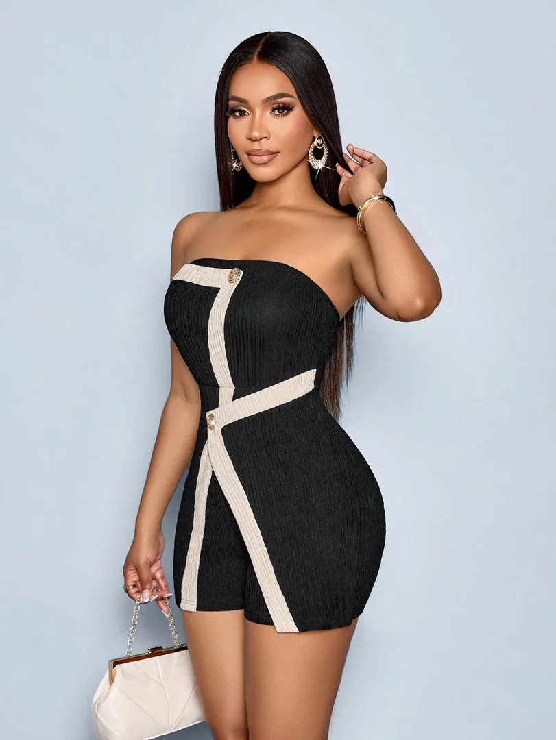 Macacão Feminino de Verão Estilo Casual e Versátil, Ideal para Festivais, Praia, Férias, Escritório e Eventos — foto 5