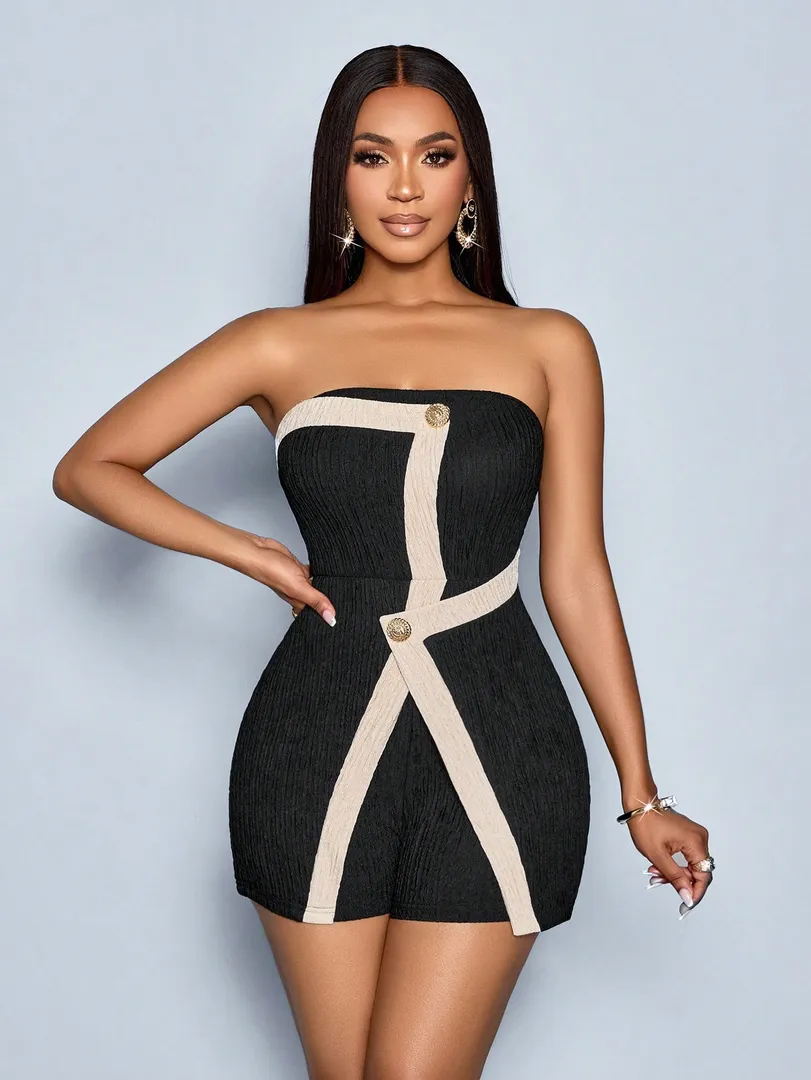 Macacão Feminino de Verão Estilo Casual e Versátil, Ideal para Festivais, Praia, Férias, Escritório e Eventos — foto 7