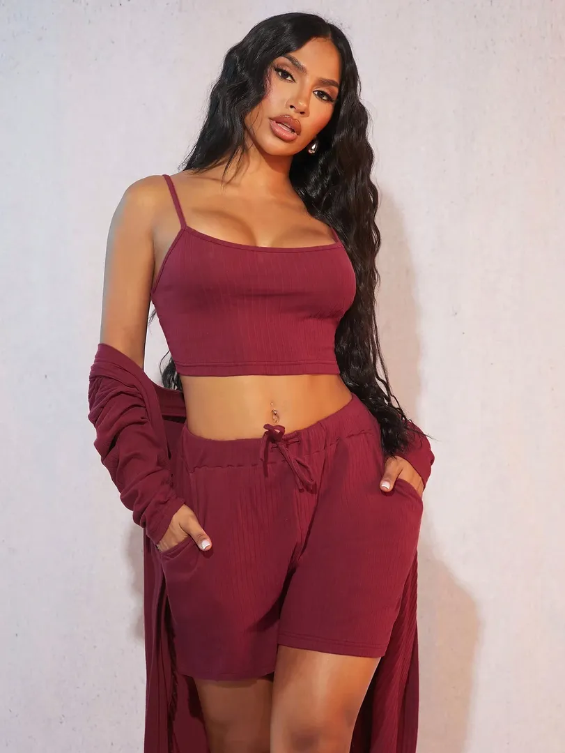 Conjunto Casual com Top Solto e Colete Sem Mangas - foto 2