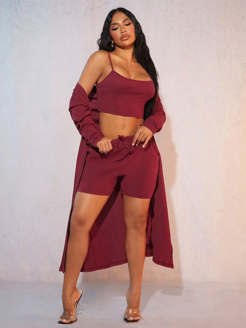 Conjunto Casual com Top Solto e Colete Sem Mangas - foto 4