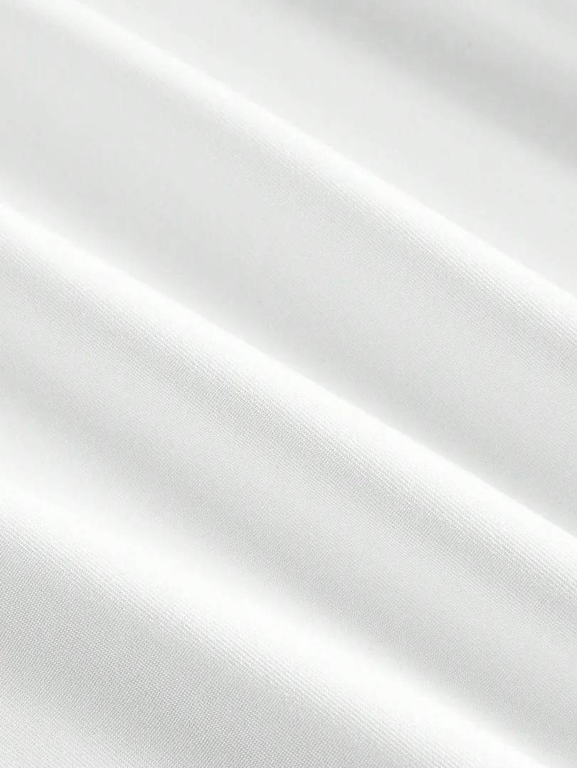 Vestido Branco Sereia em Malha com Laço Elegante - foto 2