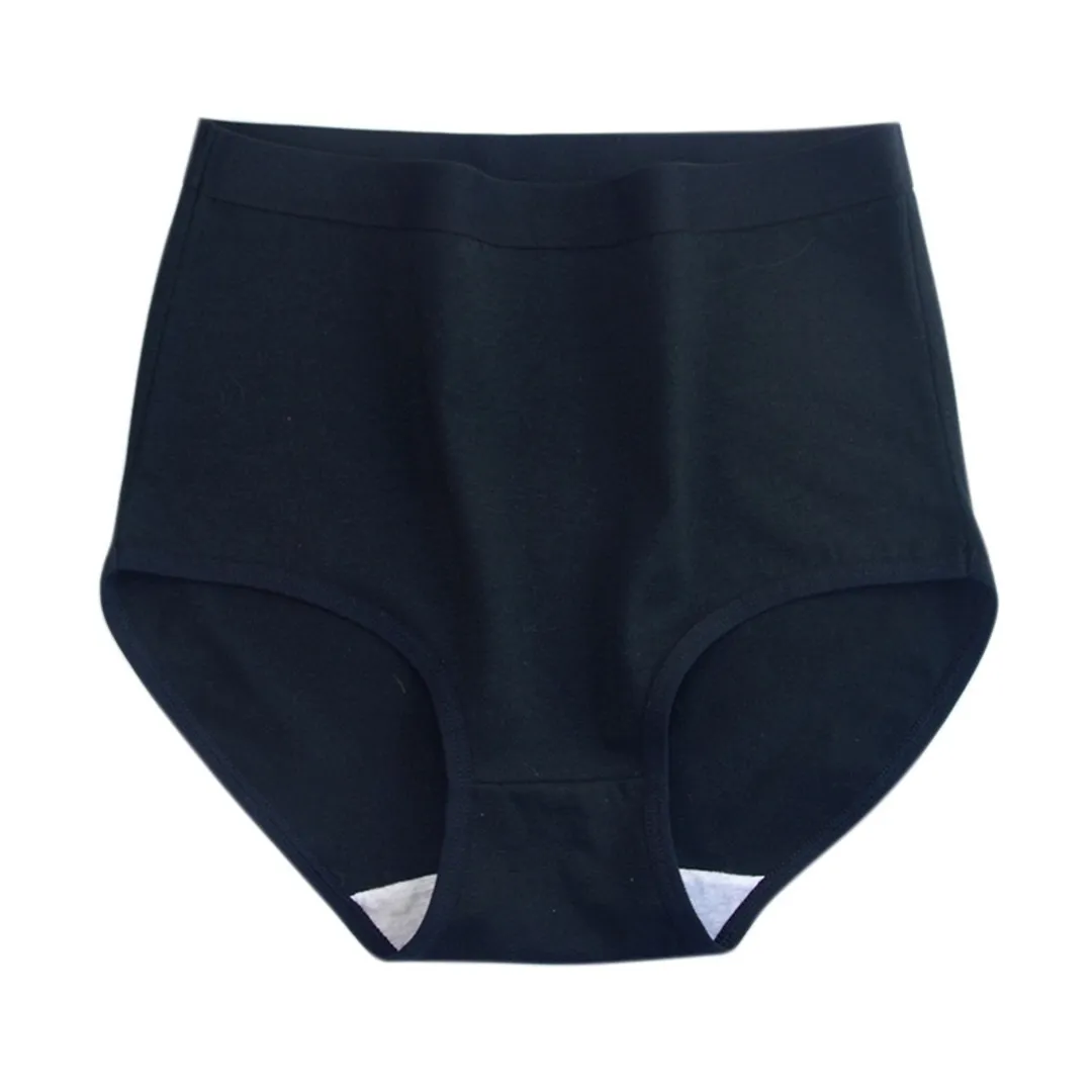 Calcinha Feminina de Algodão com Cintura Alta 3 pcs - foto 3