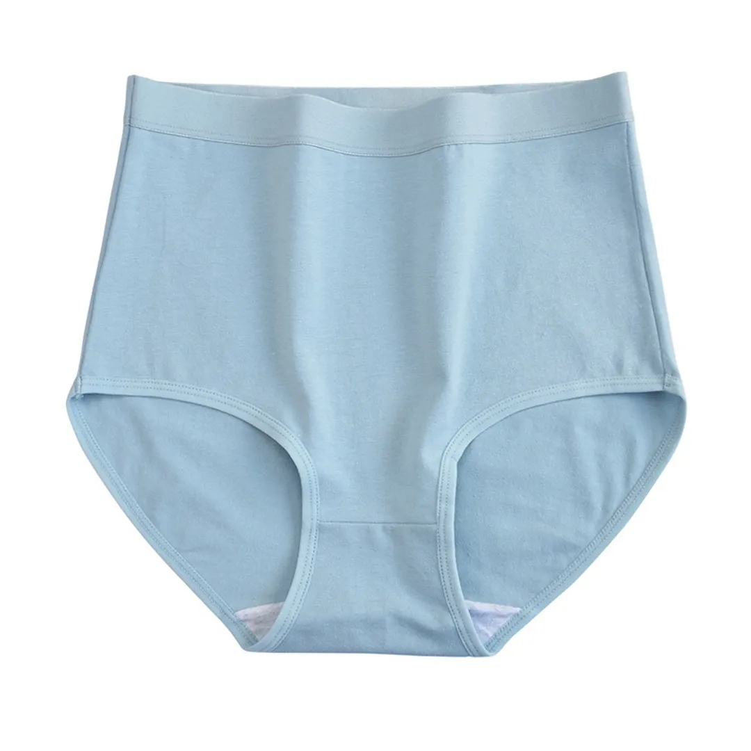 Calcinha Feminina de Algodão com Cintura Alta 3 pcs - foto 4